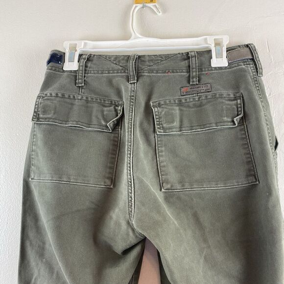 Abercrombie & Fitch Olive Boot Cut Pants - Picture 13 of 16